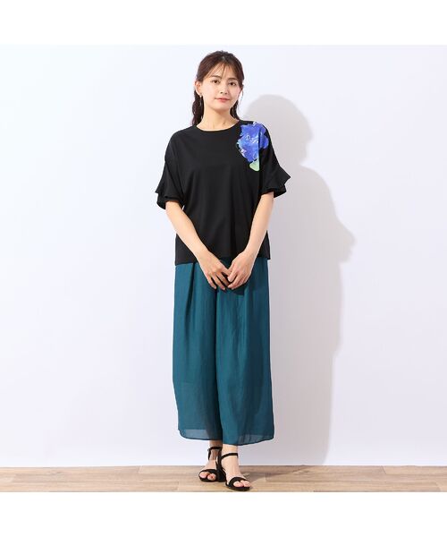 LOBJIE / ロブジェ カットソー | 【洗える・綿100%】フリルスリーブTシャツ | 詳細9