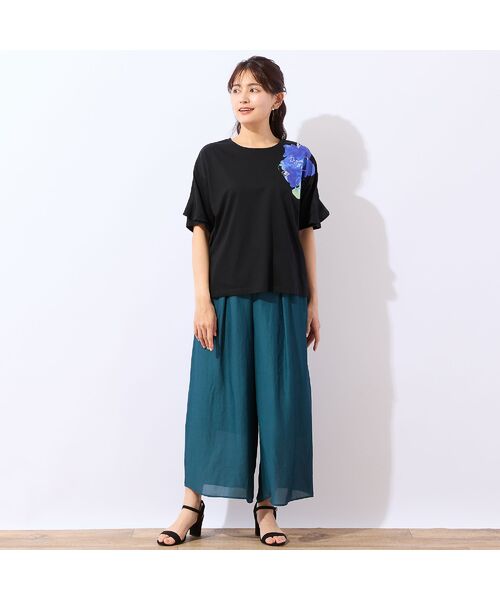 LOBJIE / ロブジェ カットソー | 【洗える・綿100%】フリルスリーブTシャツ | 詳細11
