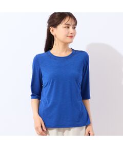 LOBJIE / ロブジェ カットソー | 【洗える・日本製】襟ぐり刺繍Tシャツ