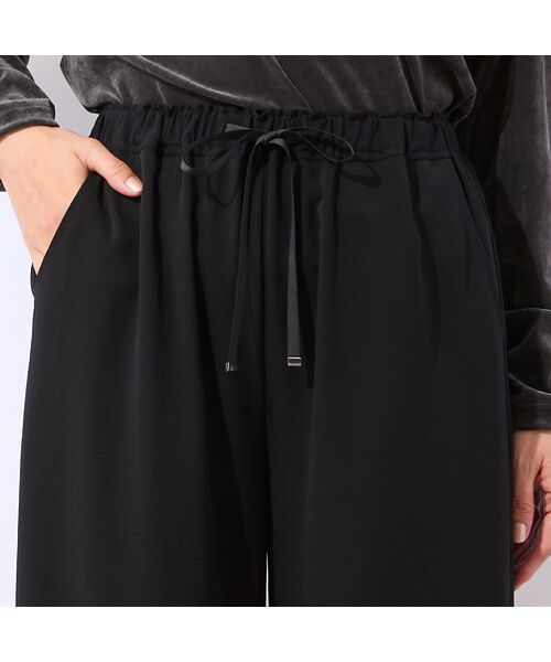 LOBJIE / ロブジェ その他パンツ | 【接触冷感・洗える・セットアップ可】ウエストリボンセミワイドパンツ | 詳細4