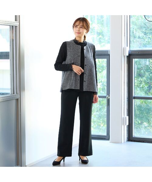 LOBJIE / ロブジェ その他パンツ | 【洗える・セットアップ可・S~LLサイズ】コンジュンクストレートパンツ | 詳細11