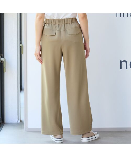 LOBJIE / ロブジェ その他パンツ | 【洗える・セットアップ可・S~LLサイズ】ニットジョーゼットイージーパンツ | 詳細2