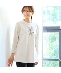 LOBJIE / ロブジェ カットソー | 【洗える】エッフェル塔刺繍カットソー