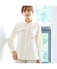 LOBJIE / ロブジェ シャツ・ブラウス | 【洗える】レタリング刺繍シャツ