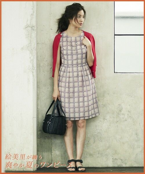 セール Web限定 夏めきリバティ ワンピース ミニ丈 ひざ丈ワンピース L Size Onward 大きいサイズ エルサイズオンワード ファッション通販 タカシマヤファッションスクエア