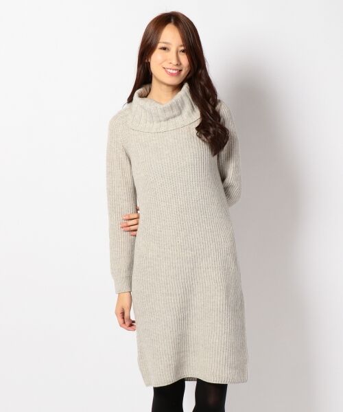 セール W Visタックニット ニットワンピース ミニ丈 ひざ丈ワンピース L Size Onward 大きいサイズ エルサイズオンワード ファッション通販 タカシマヤファッションスクエア
