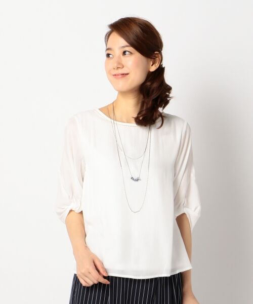 セール 洗える ナチュラルサテン カットソー Tシャツ L Size Onward 大きいサイズ エルサイズオンワード ファッション通販 タカシマヤファッションスクエア セール 洗える ナチュラルサテン カットソー Tシャツ L Size Onward 大きいサイズ エルサイズオンワード ファッション通販 タカシマヤファッションスクエア