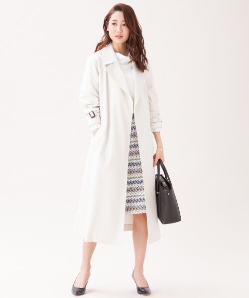 セール コンパクトダブルクロスストレッチ チェスターコート ステン