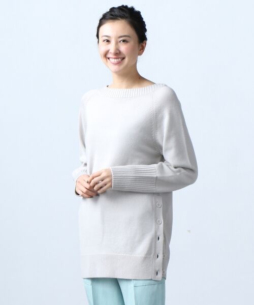 セール】 【梅春新作】Soft Wool Middle スヌード付き ニット （ニット