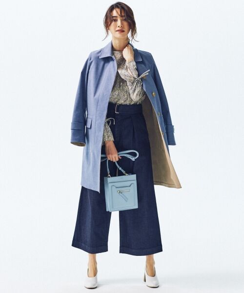 セール 定番人気 ボンデッドコーティング ステンカラーコート ステンカラーコート L Size Onward 大きいサイズ エルサイズオンワード ファッション通販 タカシマヤファッションスクエア