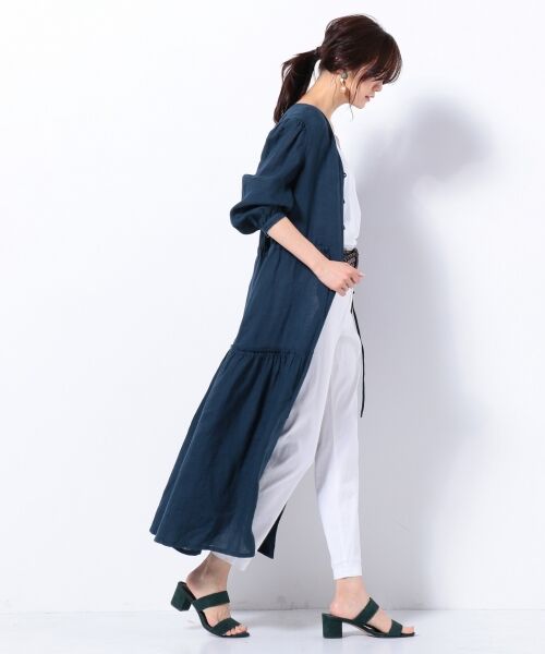 セール】 【一部店舗限定カラーあり】LIBECO LINEN ワンピース （ミニ