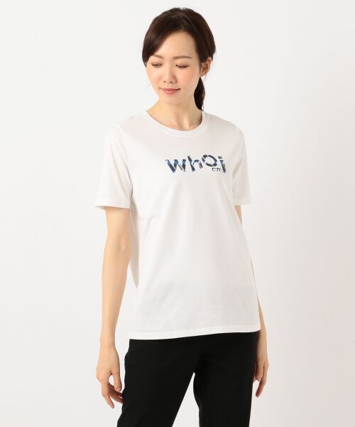 【WHOコラボ商品】Coraboration Art カラーロゴTシャツ