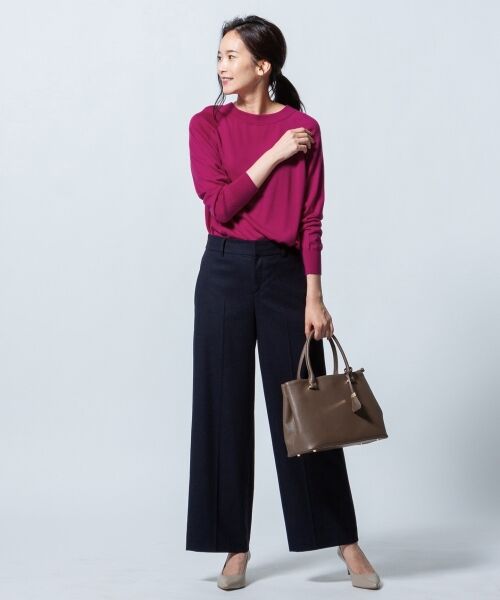 セール】 【2018秋の限定カラー】CASHMERE SILK ボートネック ニット