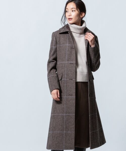 セール】 FOX BROTHERS BRITISH WOOL ステンカラーコート （ステン