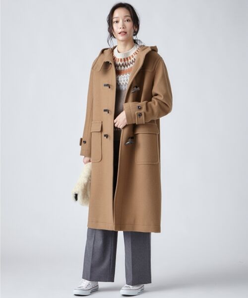 セール】 Moessmer LODEN CLOTH ダッフルコート （ダッフルコート）｜L