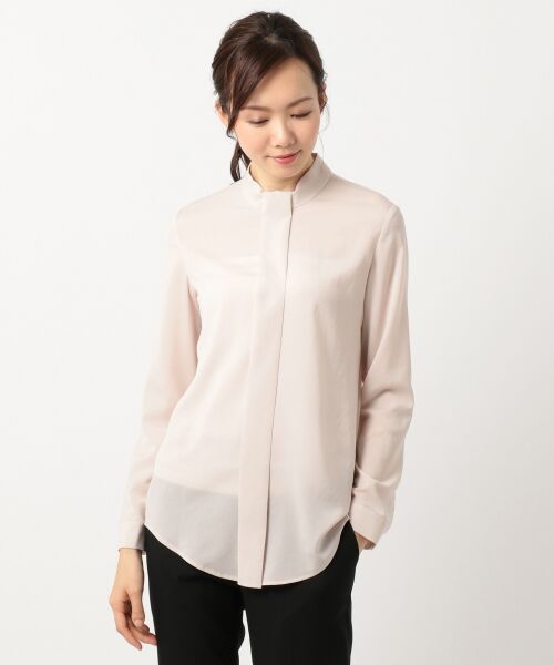 L size ONWARD(大きいサイズ) / エルサイズオンワード トップス | 【WEB限定】Nanna ブラウス(ピンク系)