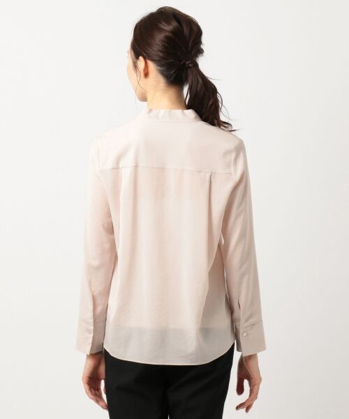 L size ONWARD(大きいサイズ) / エルサイズオンワード トップス | Nanna ボウタイブラウス | 詳細2