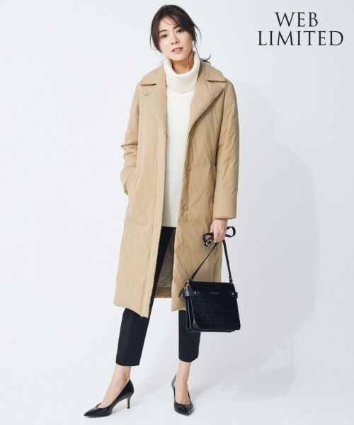 セール Web限定カラーあり セール対象外 マットタフタダウン チェスターコート ダウンジャケット ベスト L Size Onward 大きいサイズ エルサイズオンワード ファッション通販 タカシマヤファッションスクエア