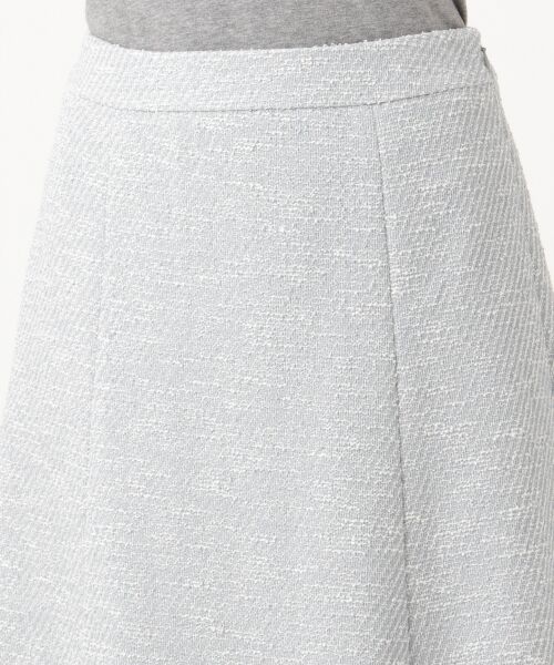 L size ONWARD(大きいサイズ) / エルサイズオンワード ミニ・ひざ丈スカート | 【セットアップ対応】Spring Tweed スカート | 詳細7