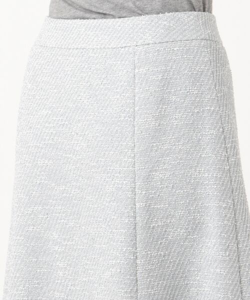 L size ONWARD(大きいサイズ) / エルサイズオンワード ミニ・ひざ丈スカート | 【セットアップ対応】Spring Tweed スカート | 詳細6