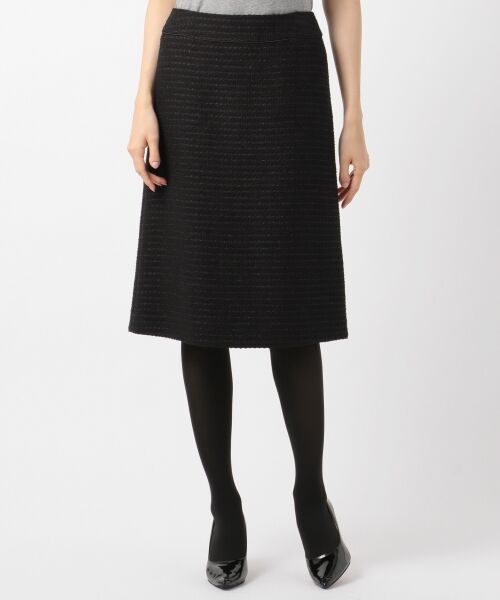 L size ONWARD(大きいサイズ) / エルサイズオンワード ミニ・ひざ丈スカート | カラミツイード スカート(検索番号W27) | 詳細7