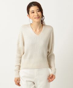 【店頭売れ筋】Siltex Cotton Vネック ニット