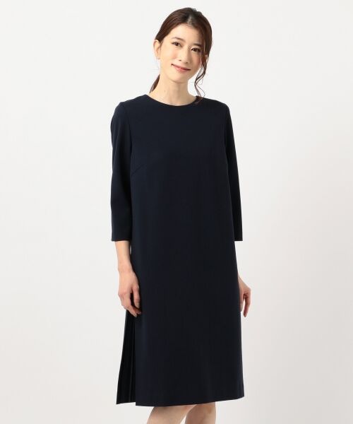 L size ONWARD(大きいサイズ) / エルサイズオンワード ミニ丈・ひざ丈ワンピース | VISCOSE JERSEY ジャージーワンピース | 詳細3