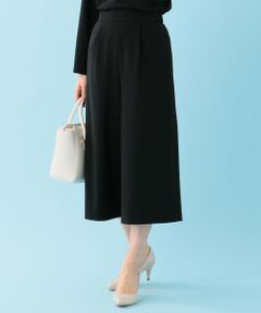 L size ONWARD(大きいサイズ) / エルサイズオンワード その他パンツ | 【セットアップ対応】セレモニーダブルクロス ワイドパンツ