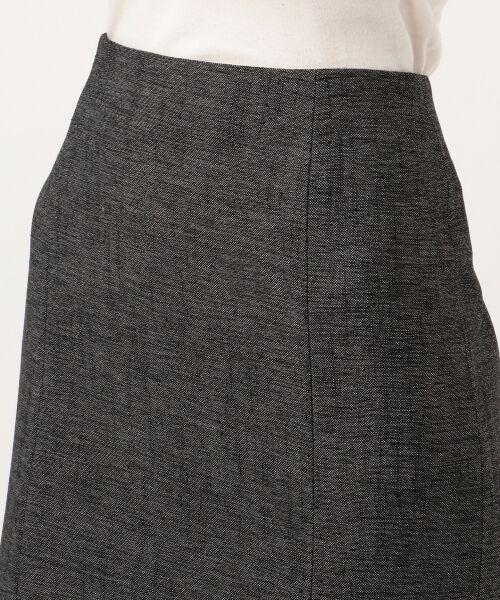 L size ONWARD(大きいサイズ) / エルサイズオンワード ミニ・ひざ丈スカート | 【店頭売れ筋】Silk Nep Tweed スカート | 詳細8