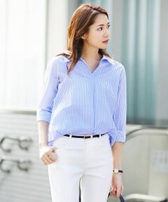 L size ONWARD(大きいサイズ) / エルサイズオンワード トップス | 【洗える】C/Tenシャツ ブラウス