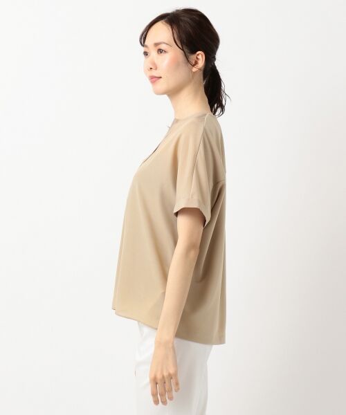 L size ONWARD(大きいサイズ) / エルサイズオンワード Tシャツ | Fabric Combi Jersey カットソー | 詳細2