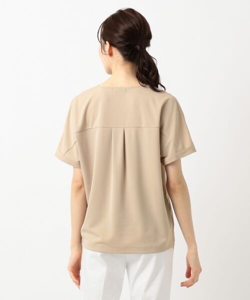 L size ONWARD(大きいサイズ) / エルサイズオンワード Tシャツ | Fabric Combi Jersey カットソー | 詳細3