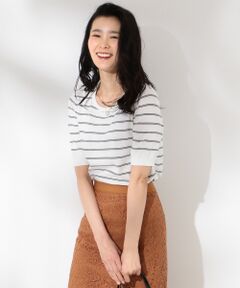 L size ONWARD(大きいサイズ) / エルサイズオンワード ニット・セーター | 【ツインセット対応】KNIT BASIC 半袖 ニット