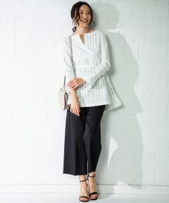 L size ONWARD(大きいサイズ) / エルサイズオンワード トップス | Sleek Cotton ブラウス