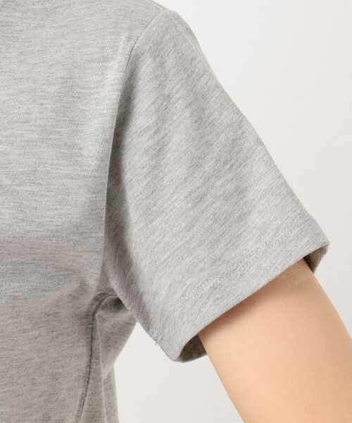 L size ONWARD(大きいサイズ) / エルサイズオンワード Tシャツ | L'aube クルーネックロゴ Tシャツ | 詳細11