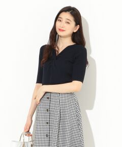 L size ONWARD(大きいサイズ) / エルサイズオンワード ニット・セーター | 【洗える】フロントツイスト ニット