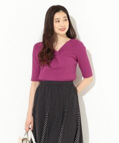 L size ONWARD(大きいサイズ) / エルサイズオンワード ニット・セーター | 【洗える】フロントツイスト ニット