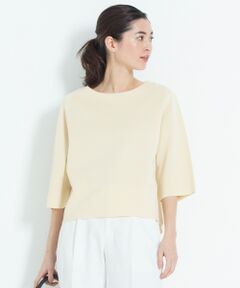 L size ONWARD(大きいサイズ) / エルサイズオンワード ニット・セーター | 【マガジン掲載】コットンアセテート ミラノリブプルオーバー(検索番号E47)