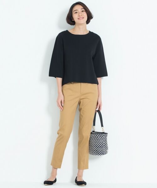 L size ONWARD(大きいサイズ) / エルサイズオンワード ニット・セーター | 【マガジン掲載】コットンアセテート ミラノリブプルオーバー(検索番号E47) | 詳細2