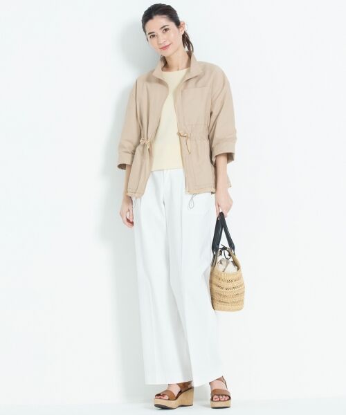 L size ONWARD(大きいサイズ) / エルサイズオンワード ニット・セーター | 【マガジン掲載】コットンアセテート ミラノリブプルオーバー(検索番号E47) | 詳細4