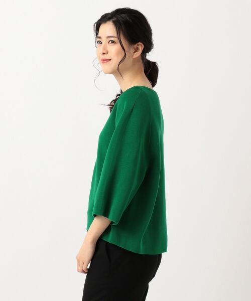 L size ONWARD(大きいサイズ) / エルサイズオンワード ニット・セーター | 【マガジン掲載】コットンアセテート ミラノリブプルオーバー(検索番号E47) | 詳細9