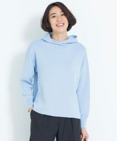 【洗える】SMOOTH PARKA ニットプルオーバー