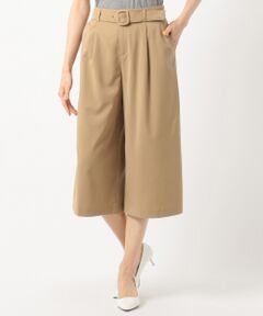 L size ONWARD(大きいサイズ) / エルサイズオンワード その他パンツ | 【洗える】スプリング ガウチョパンツ