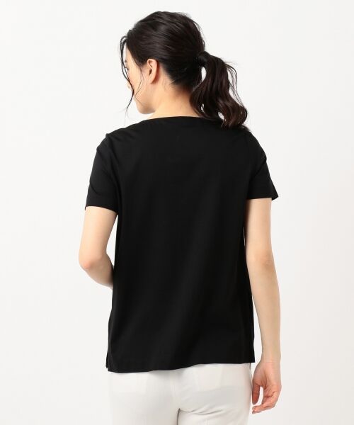 L size ONWARD(大きいサイズ) / エルサイズオンワード Tシャツ | C／Vis Jersey Combi プリーツ カットソー | 詳細4