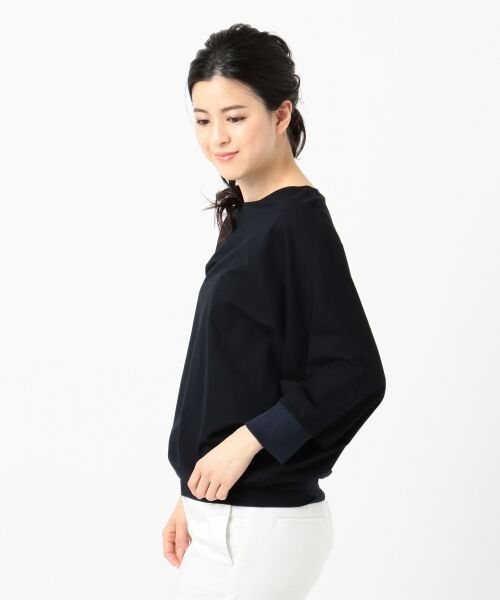 L size ONWARD(大きいサイズ) / エルサイズオンワード Tシャツ | Soft Twill Jersey ボリューム カットソー | 詳細3