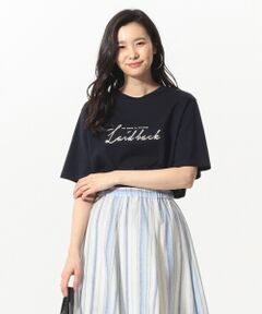 【WEB限定色あり】エンブロイダリー 大人ロゴ Tシャツ