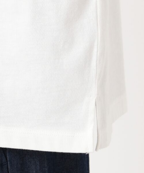 L size ONWARD(大きいサイズ) / エルサイズオンワード Tシャツ | 【L'aube】 ロゴ刺繍 Tシャツ | 詳細9