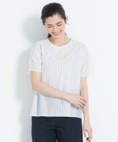 【洗える】STRIPE JERSEY カットソー