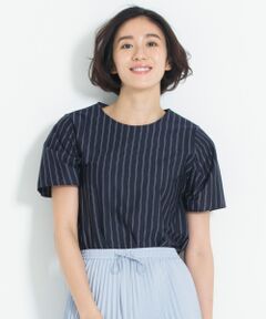 【洗える】STRIPE JERSEY カットソー