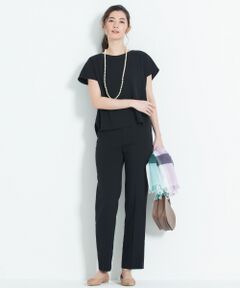 L size ONWARD(大きいサイズ) / エルサイズオンワード その他パンツ | 【マガジン掲載】2WAYジョーゼット セットアップ(検索番号H33)